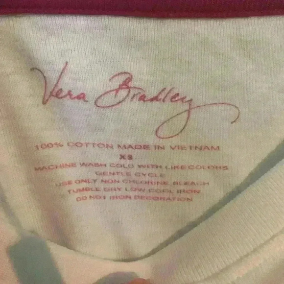 Vera Bradley long sleeve Tee - Picture 2 of 3